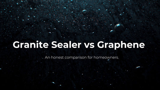 Granite sealer vs SqueCle graphene protectant honest comparison for homeowners