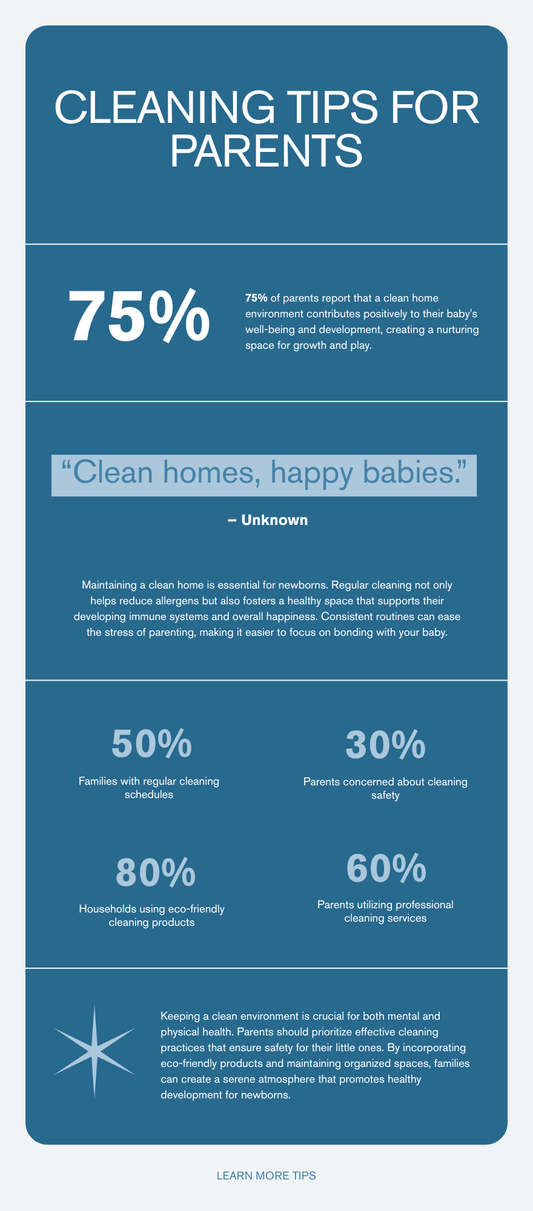 Cleaning tips for parents with newborns