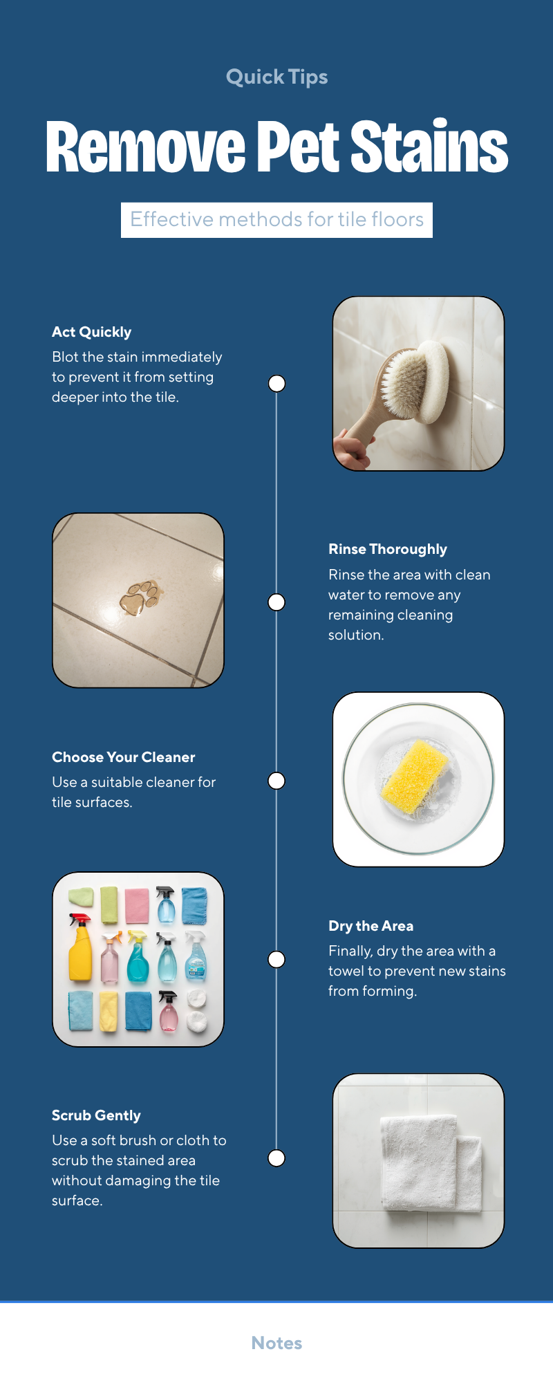 How to remove pet stains from tile floors