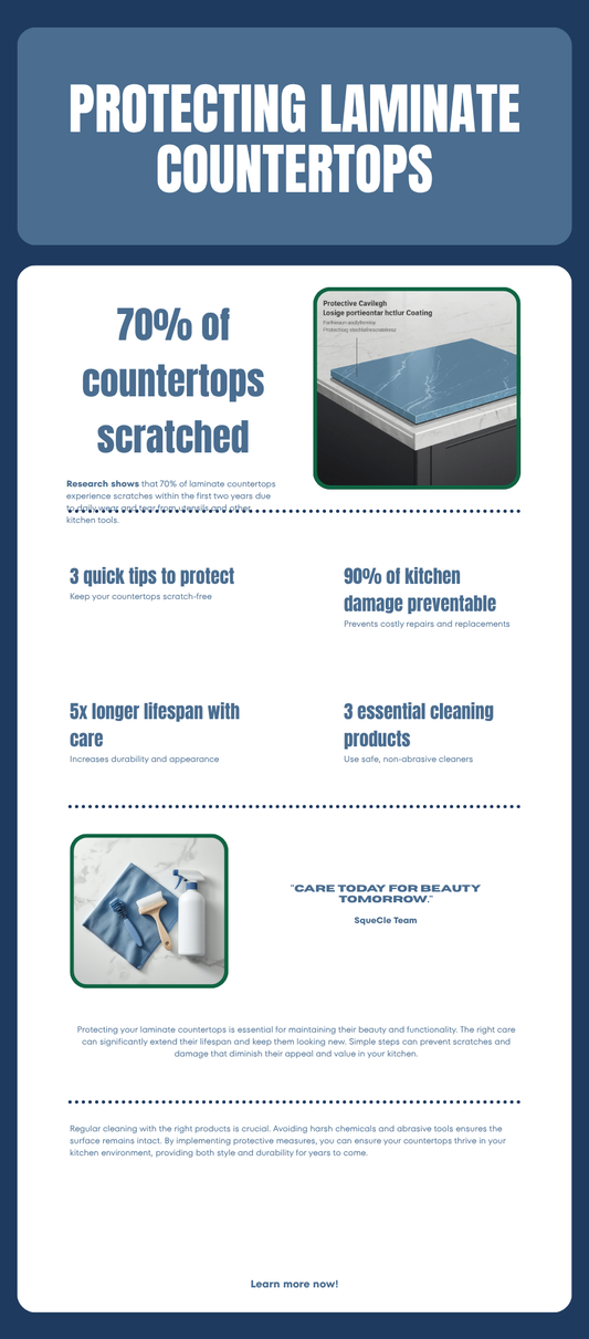 How to protect laminate countertops from scratches