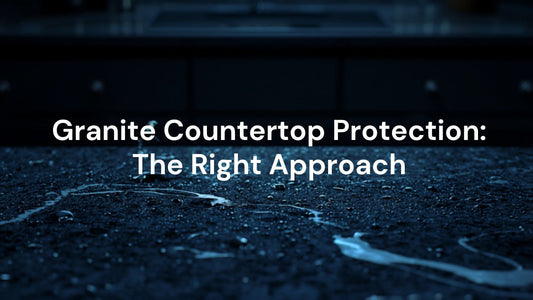 How to clean and protect granite countertops with SqueCle graphene ceramic coating
