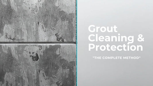How to seal tile grout with SqueCle graphene protectant vs traditional grout sealer