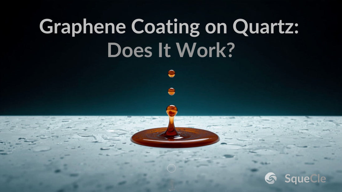 SqueCle graphene ceramic protectant for quartz countertops - complete 2026 care and protection guide