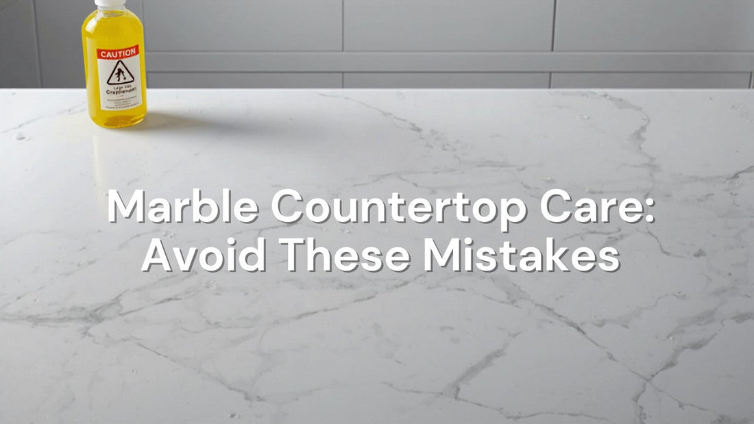 SqueCle graphene ceramic protectant for marble countertop care and long-term surface protection