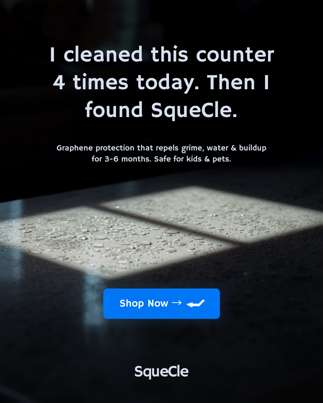 Ashley UGC social post - Bright Kitchen Counter SqueCle